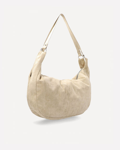 Bolso Beige Media Luna