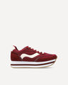 Tenis Plataforma Rojos,ROJO VINO