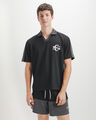 Polo Relaxed Negra,NEGRO