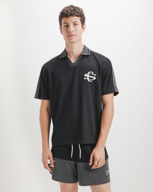 Polo Relaxed Negra