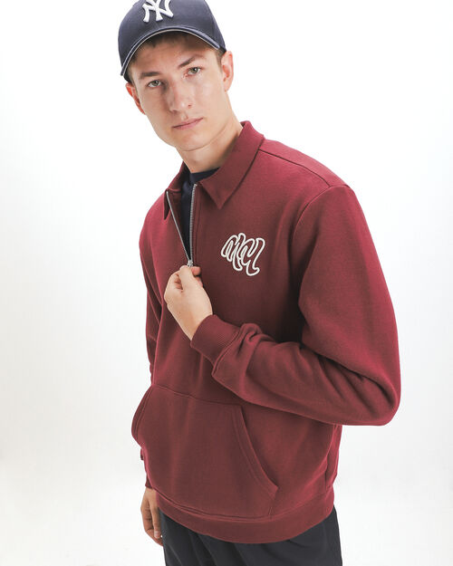 Sudadera Zipper Met&aacute;lico