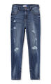 Jeans Super Skinny Cropped,AZUL MARINO