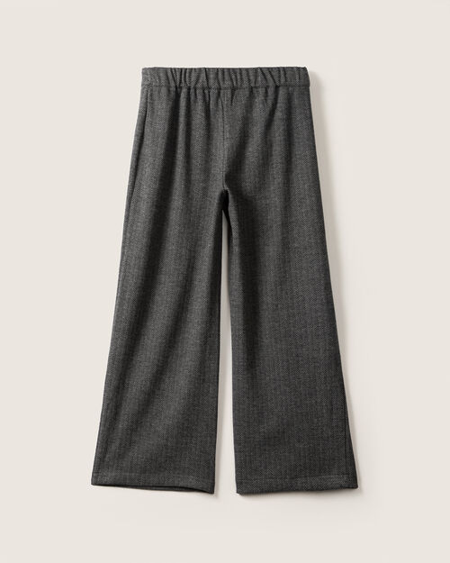 Pantalón Gris Wide Leg
