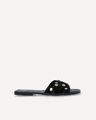 Sandalias Planas Studs,NEGRO