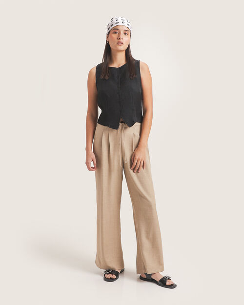 Pantal&oacute;n Caf&eacute; Lazo