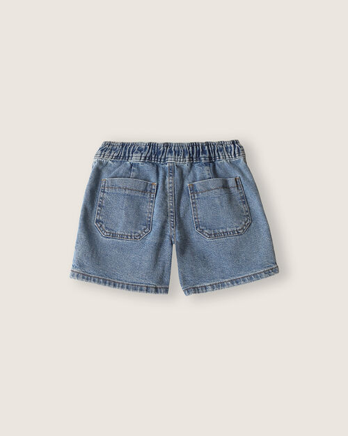 Short De Mezclilla Azul