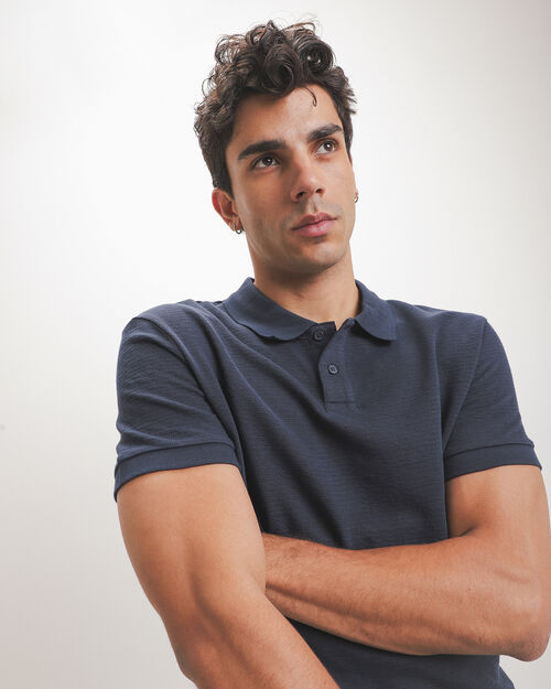 Polo Azul Textura