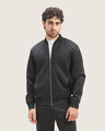 Chamarra Negra Bomber,NEGRO