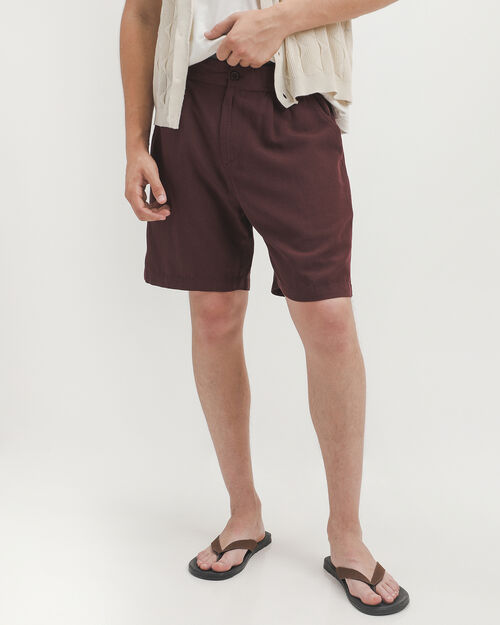 Short Lino Rojo