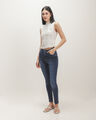 Jeans Fit Skinny Azul,AZUL ACERO