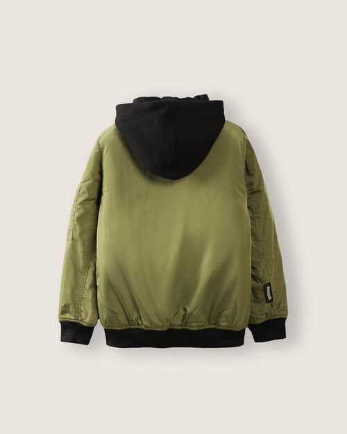Chamarra Bomber Verde