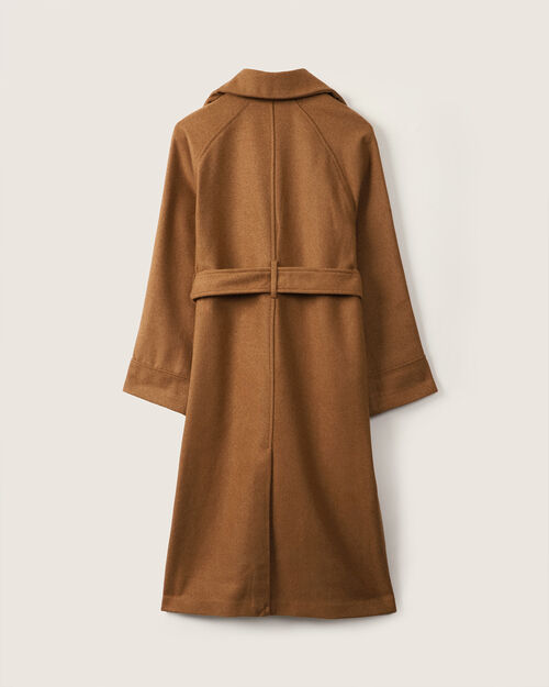 Abrigo Caf&eacute; Solapa