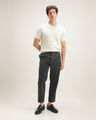 Pantalón Gris Fit Slim,NEGRO