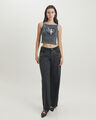 Crop Top Jack Tirantes,GRIS OBSCURO