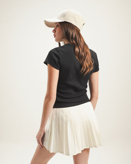 Playera Negra Manga Corta