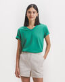 Playera Verde B&aacute;sica,VERDE PASTO