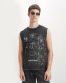 Playera Gr&aacute;fico Yu-Gi-Oh,NEGRO