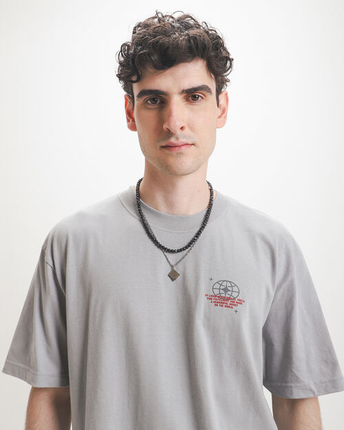 Playera Gris Gr&aacute;fico