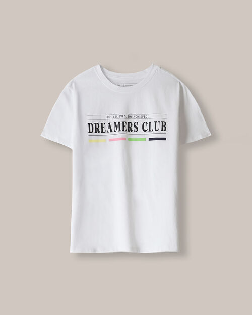 Playera Manga Corta Estampada