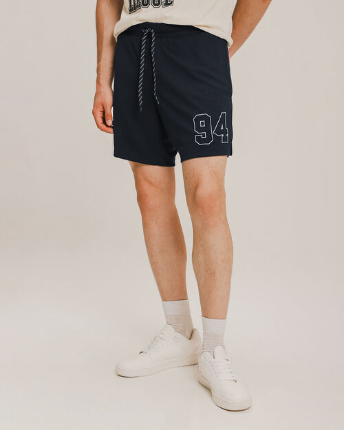 Short Azul Estampado