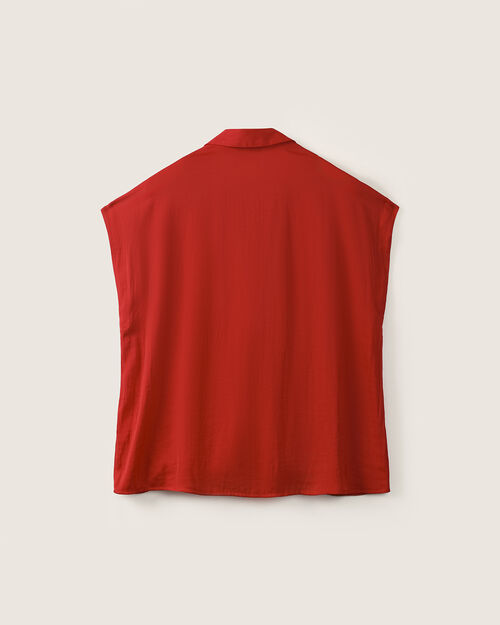 Camisa Roja Satinada