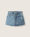 Short Falda Estrellas,AZUL ACERO