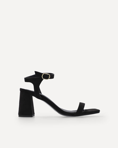 Sandalias Tac&oacute;n Negro