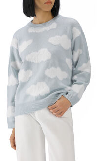 Suéter Estampado Nubes