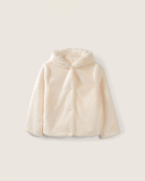 Chamarra Beige Con Textura