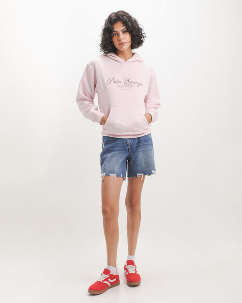 Sudadera Rosa Estampada
