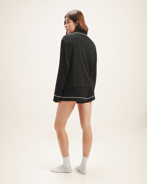 Conjunto De Pijama Negra