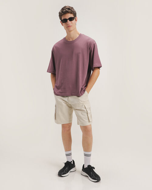Playera Morada Fit Boxy