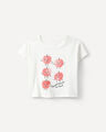 Playera Estampado Frutas,BLANCO