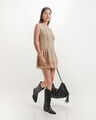 Vestido Corto Tirantes,ARENA