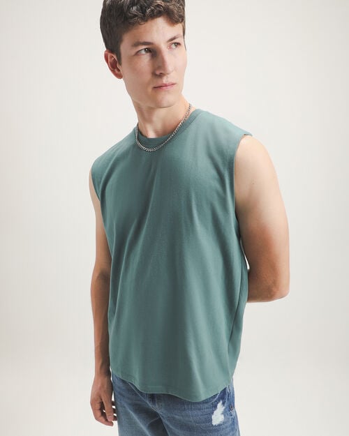 Playera Verde Sin Mangas