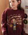 Sudadera Cerrada Harry Potter,ROJO VINO