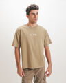Playera Oversize Gr&aacute;fico,VERDE EMPOLVADO