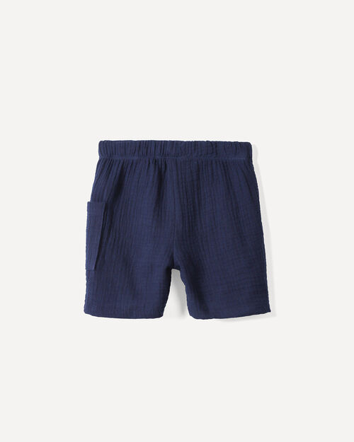 Short Azul Textura