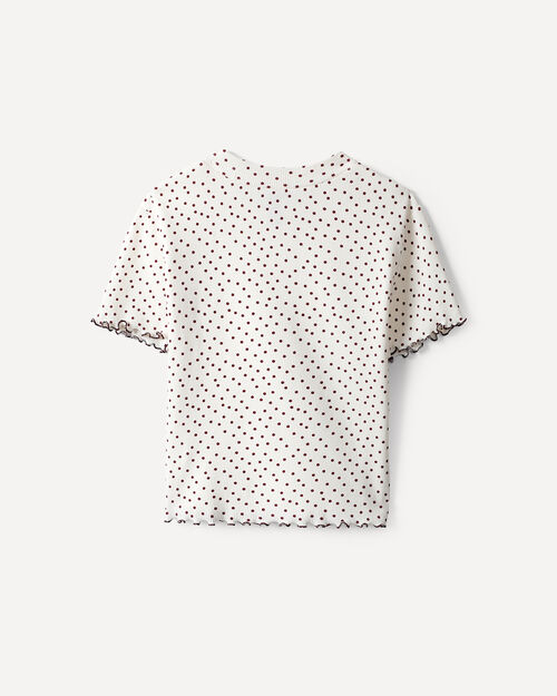 Playera Estampada Lunares