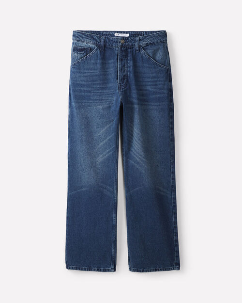 Straight Jeans Marino