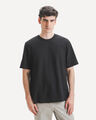 Playera Manga Corta Lisa,NEGRO