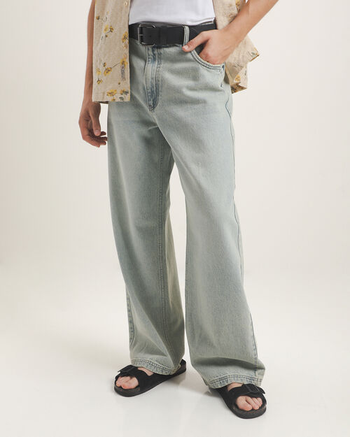 Jeans Fit Baggy Azul