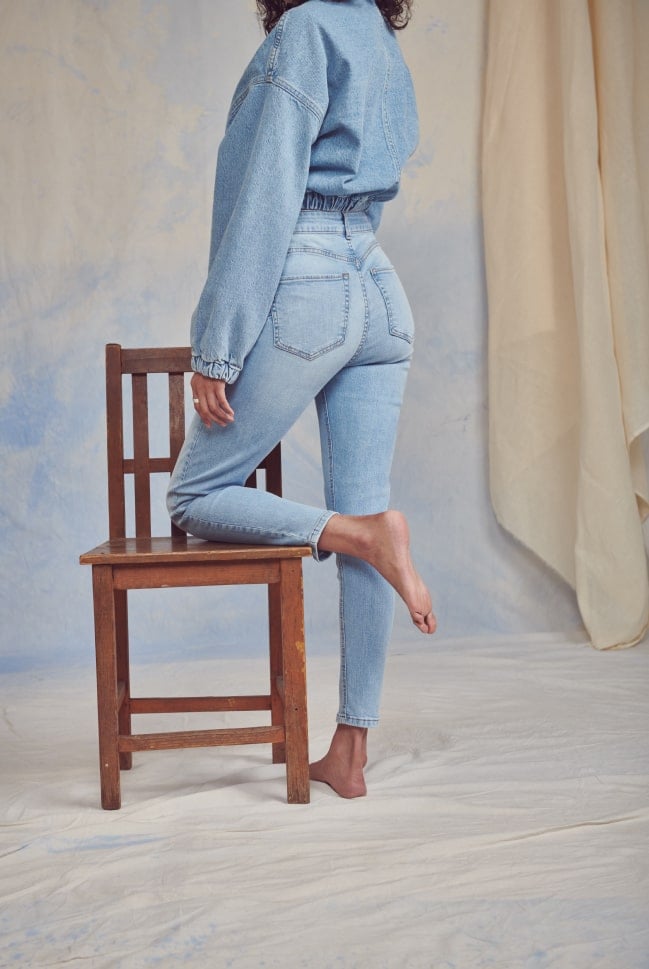 Ropa Mujer Vaqueros Tallas Grandes C&a Mezclilla Pantalones