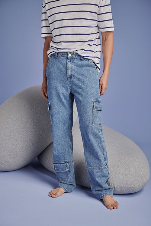 cargo jeans para hombre