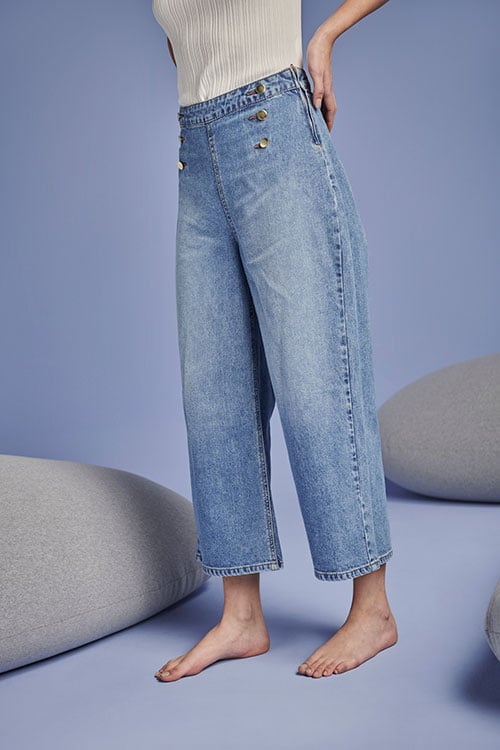 jeans culotte