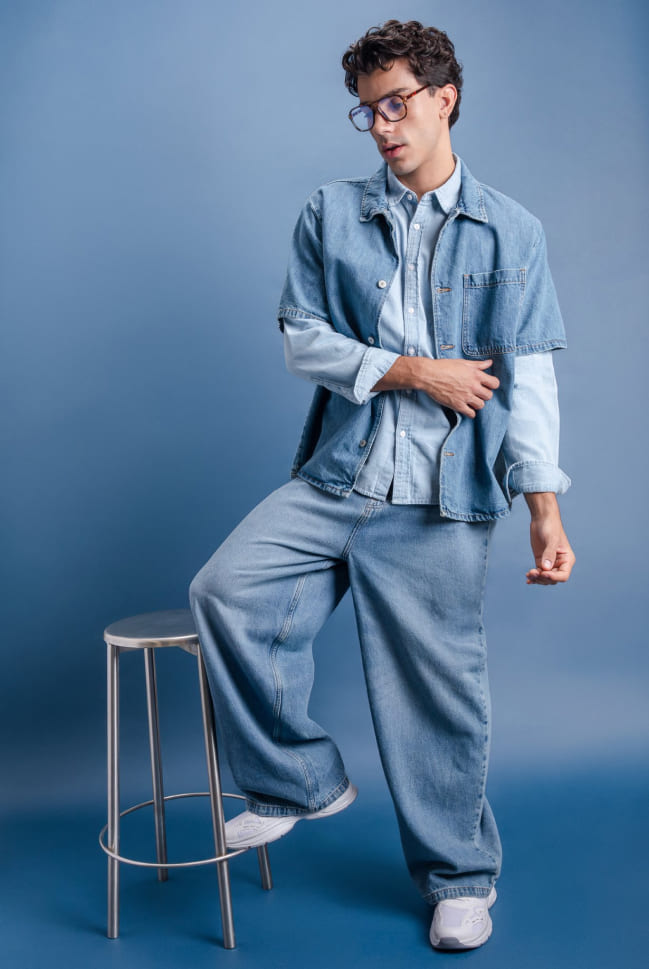 baggy jeans amplios para hombre c&a