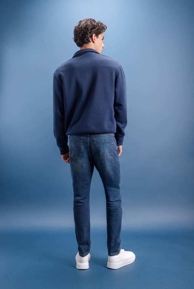 jeans skinny relaxed amplios para hombre c&a