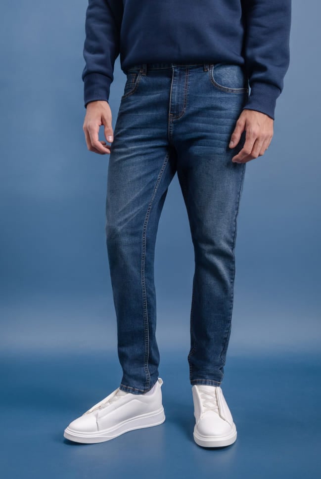 jeans skinny relaxed amplios para hombre c&a