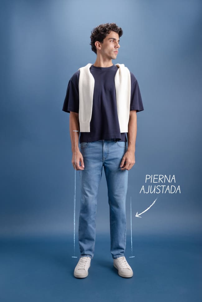 skinny jeans ajustados para hombre c&a