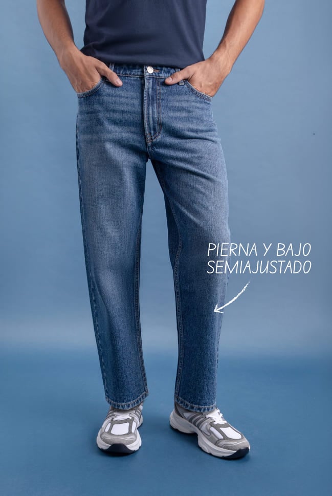 STANDAR jeans básicos para hombre c&a